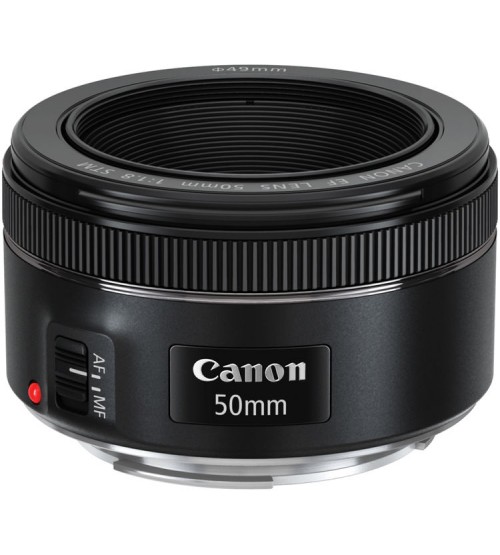 Canon EF 50mm f/1.8 STM (Promo Cashback Rp 101.000)